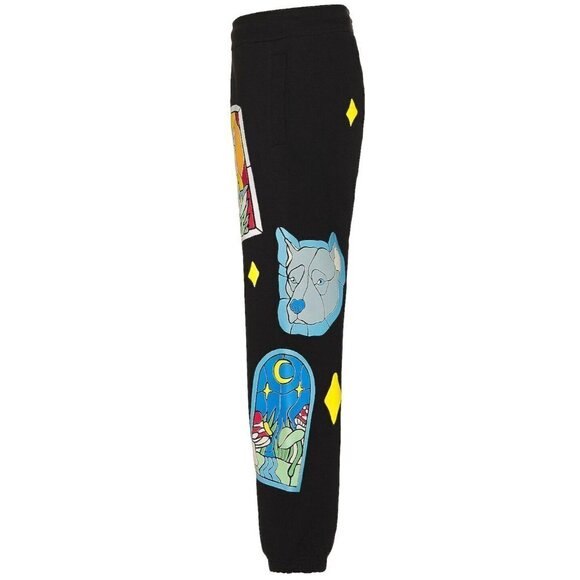 Market Smiley Cathedral Glass Sweatpants in Black Medium New mens Church Joggers - Picture 7 of 16